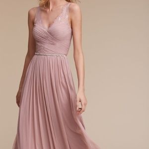 BHLDN Fleur Prom Dress in Rose Quartz - Size 8